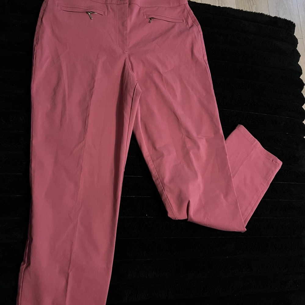 JM Collection Vibrant Pink Pants